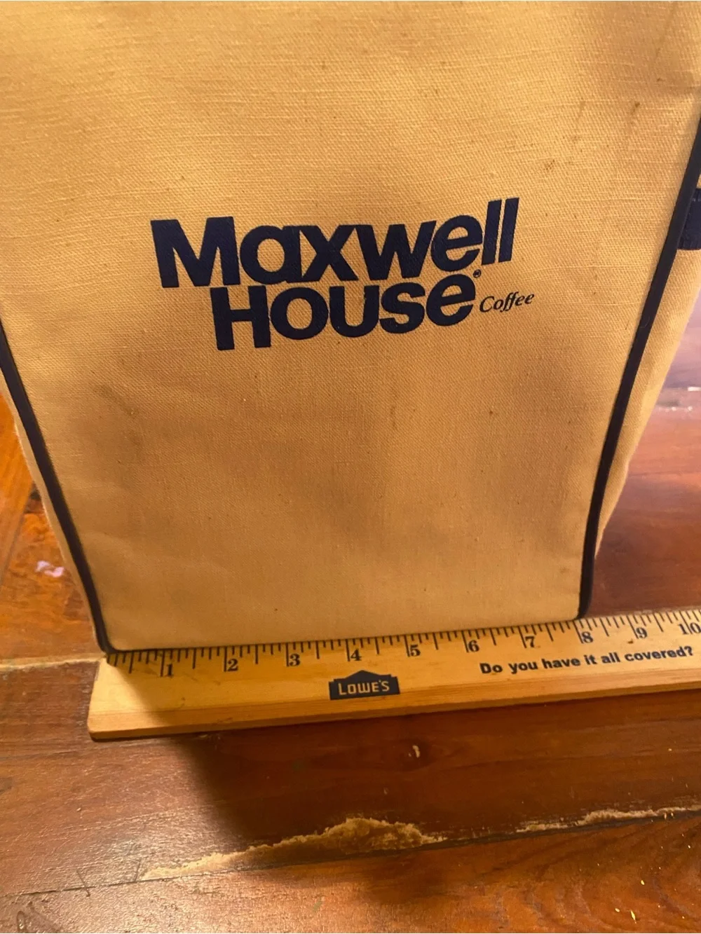 Maxwell House 70s Bag in Cream and Navy